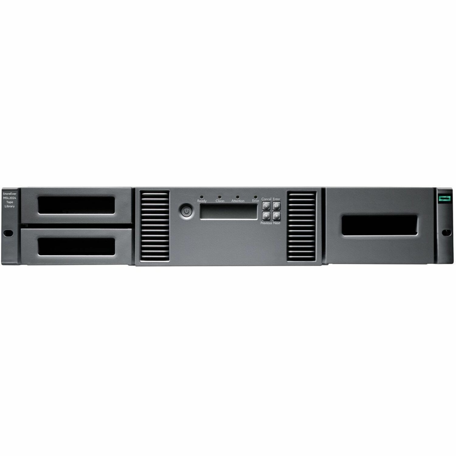 HPE Storage Tape Library24 x Cartridge Slot - LTO-8 - 2U - Rack-mountable - 1 Year