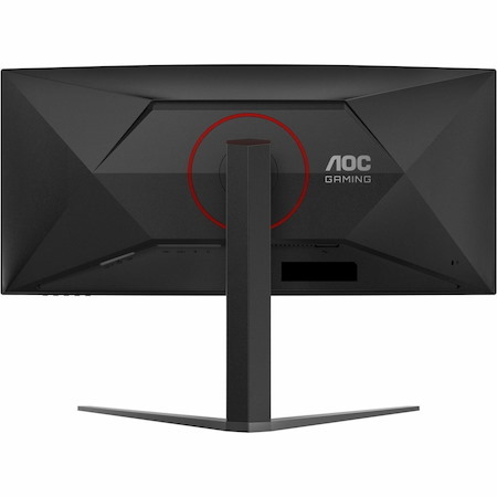 AOC CU34G4Z 34" Class UW-QHD Curved Screen Gaming LED Monitor - 21:9 - Black, Red