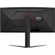 AOC CU34G4Z 34" Class UW-QHD Curved Screen Gaming LED Monitor - 21:9 - Black, Red