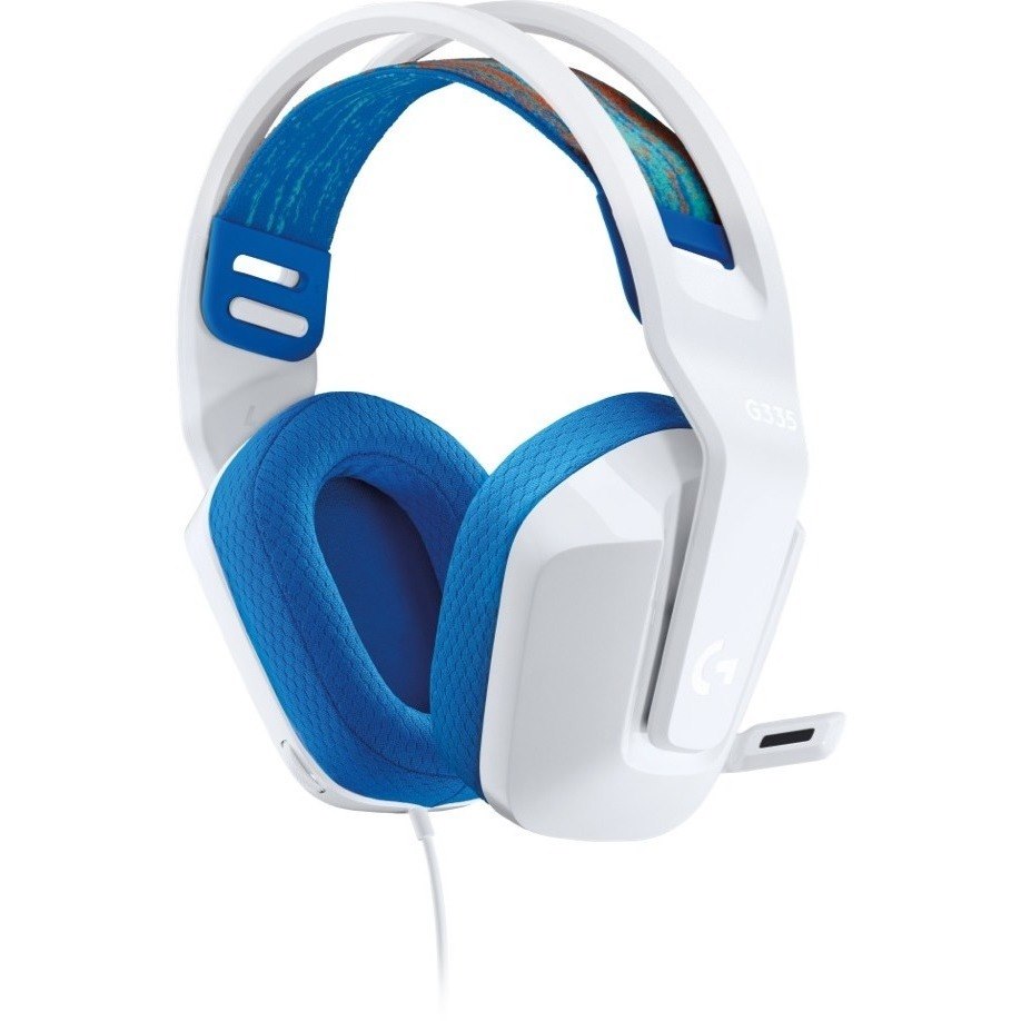 Logitech G335 Wired On-ear Stereo Gaming Headset - White