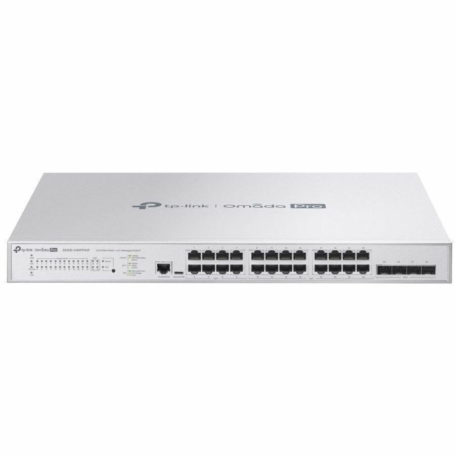 TP-Link Omada Pro 24-Port PoE+ 2.5G L2+ Managed Switch with 4 SFP+ Slots