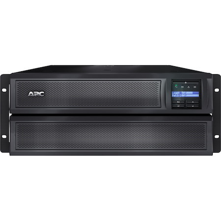 APC Smart-UPS X, Line Interactive, 3kVA, Rack/tower convertible 4U, 208V-230V, 8x C13+2x C19 IEC, SmartSlot, Extended runtime, Short depth