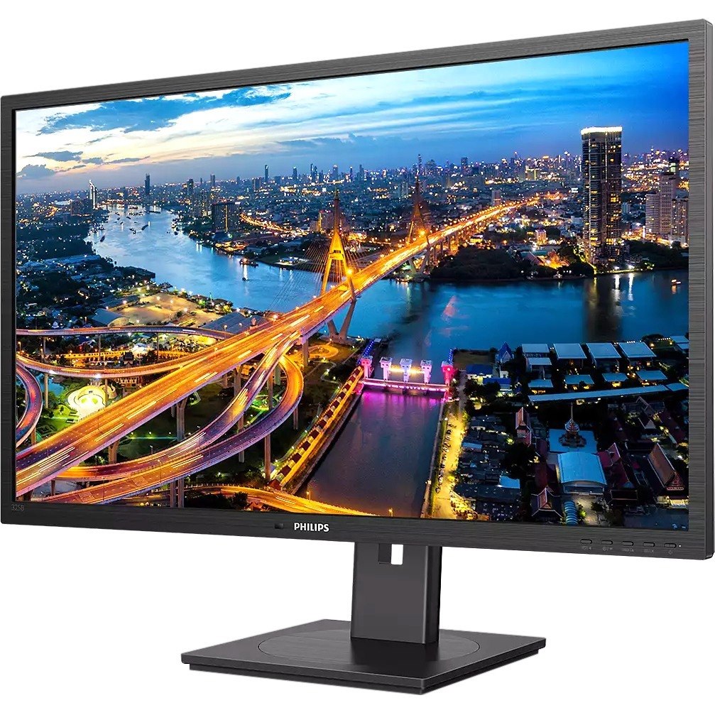 Philips 325B1L 32" Class WQHD LCD Monitor - 16:9 - Textured Black