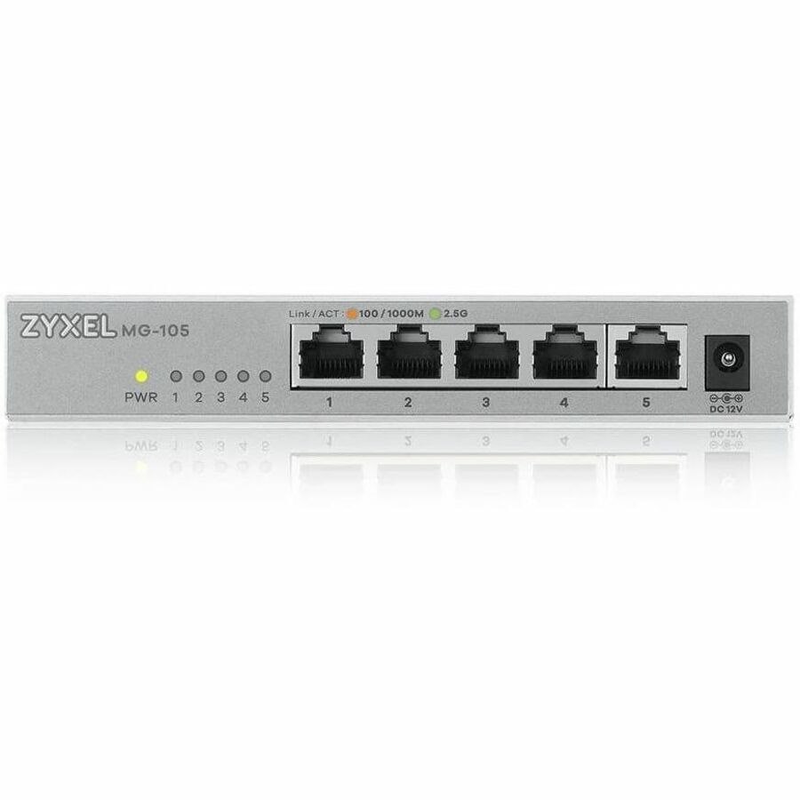 ZYXEL XMG-100 XMG-105 5 Ports Ethernet Switch - 10 Gigabit Ethernet - 2.5GBase-T, 10GBase-X