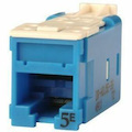 Ortronics Clarity High Density Jack (HDJ) CAT5E, T568A/B, Blue