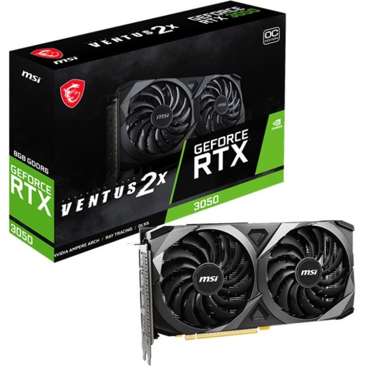 MSI NVIDIA GeForce RTX 3050 Graphic Card - 8 GB GDDR6