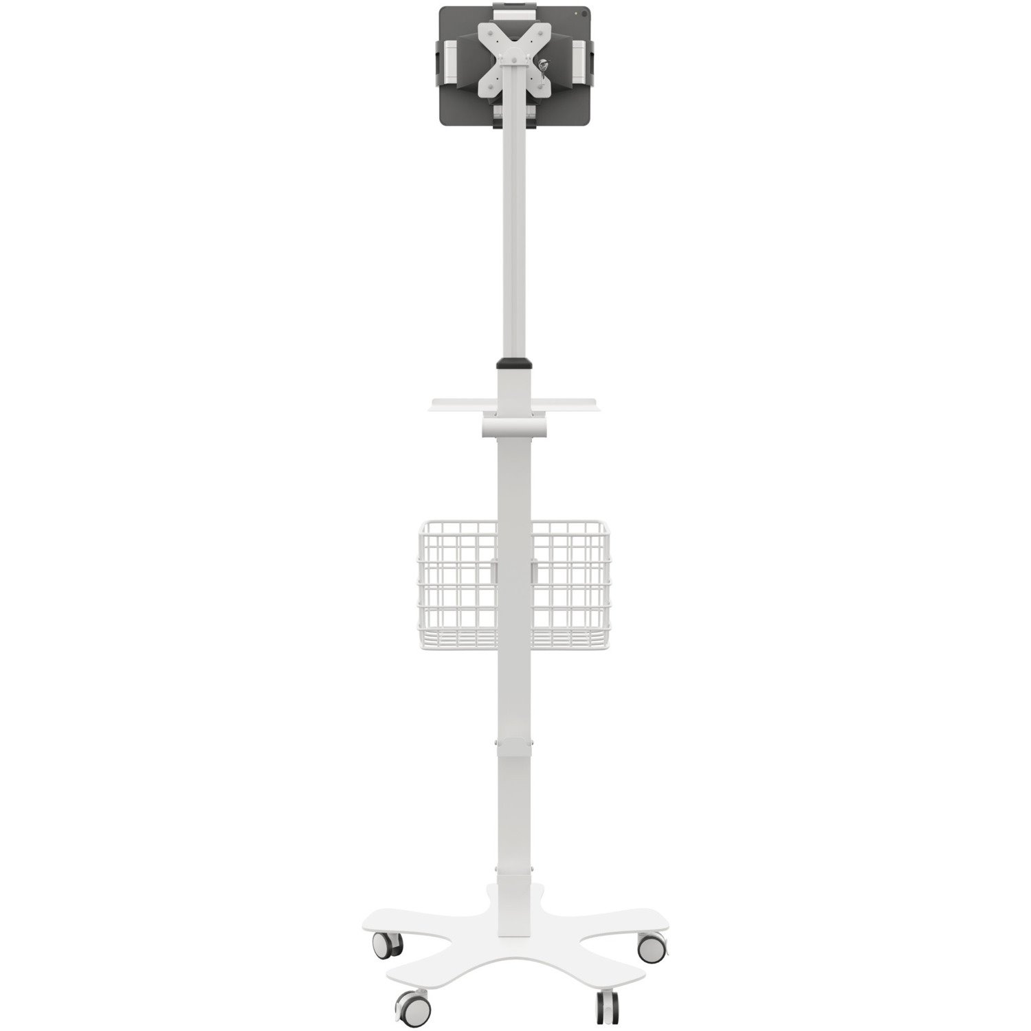 CTA Digital Medical Mobile Floor Stand with VESA Tablet Security Holder