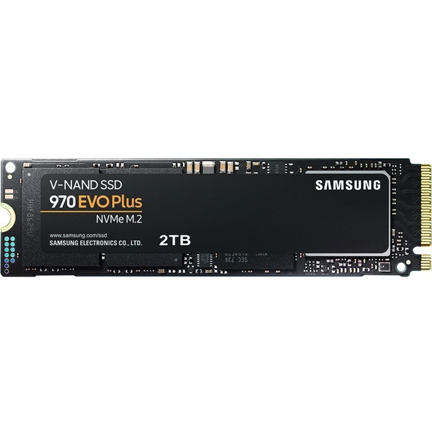 Samsung 970 EVO Plus 2 TB Solid State Drive - M.2 Internal - PCI Express NVMe (PCI Express NVMe 3.0 x4)