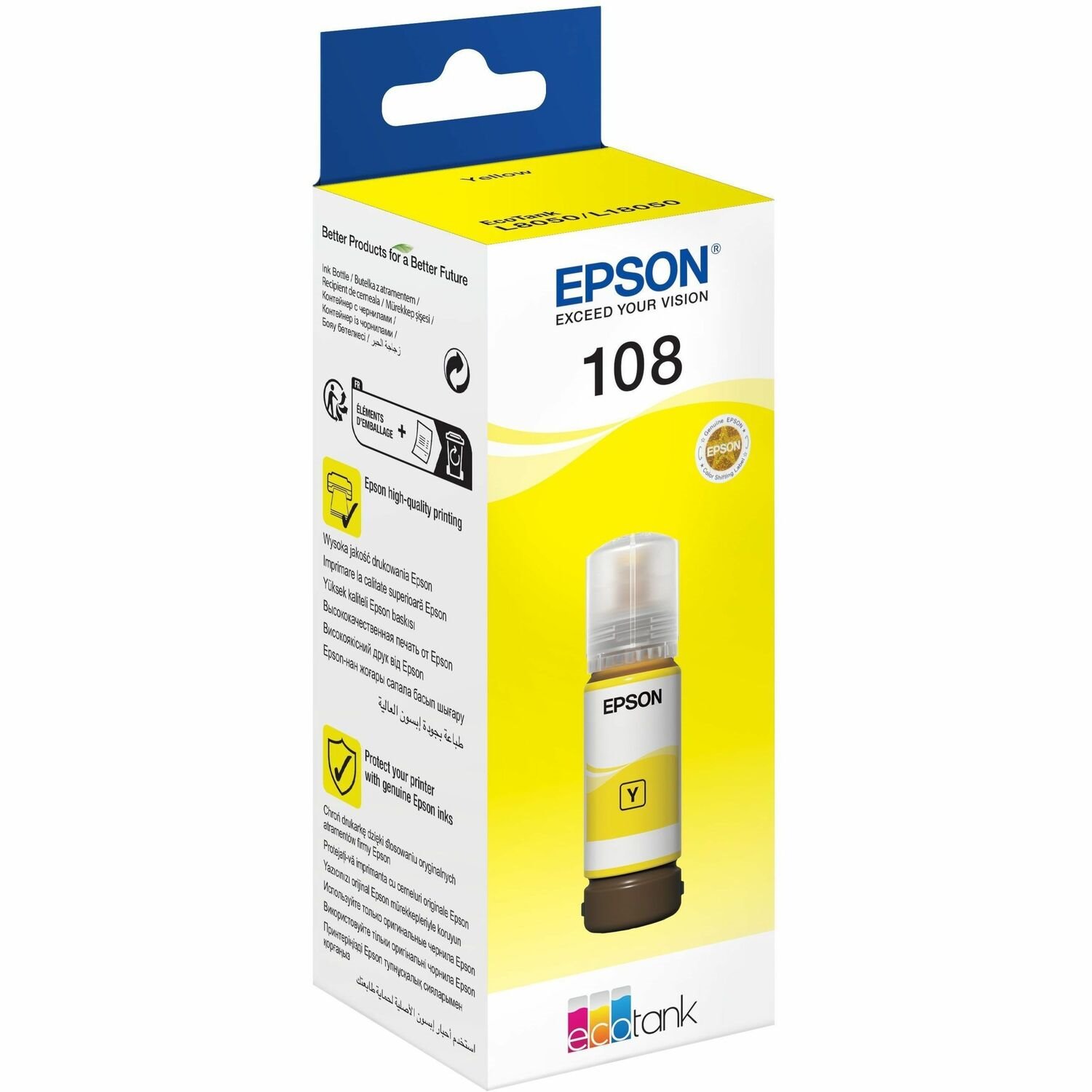 Epson EcoTank 108 - 70 ML - Gelb - Origi