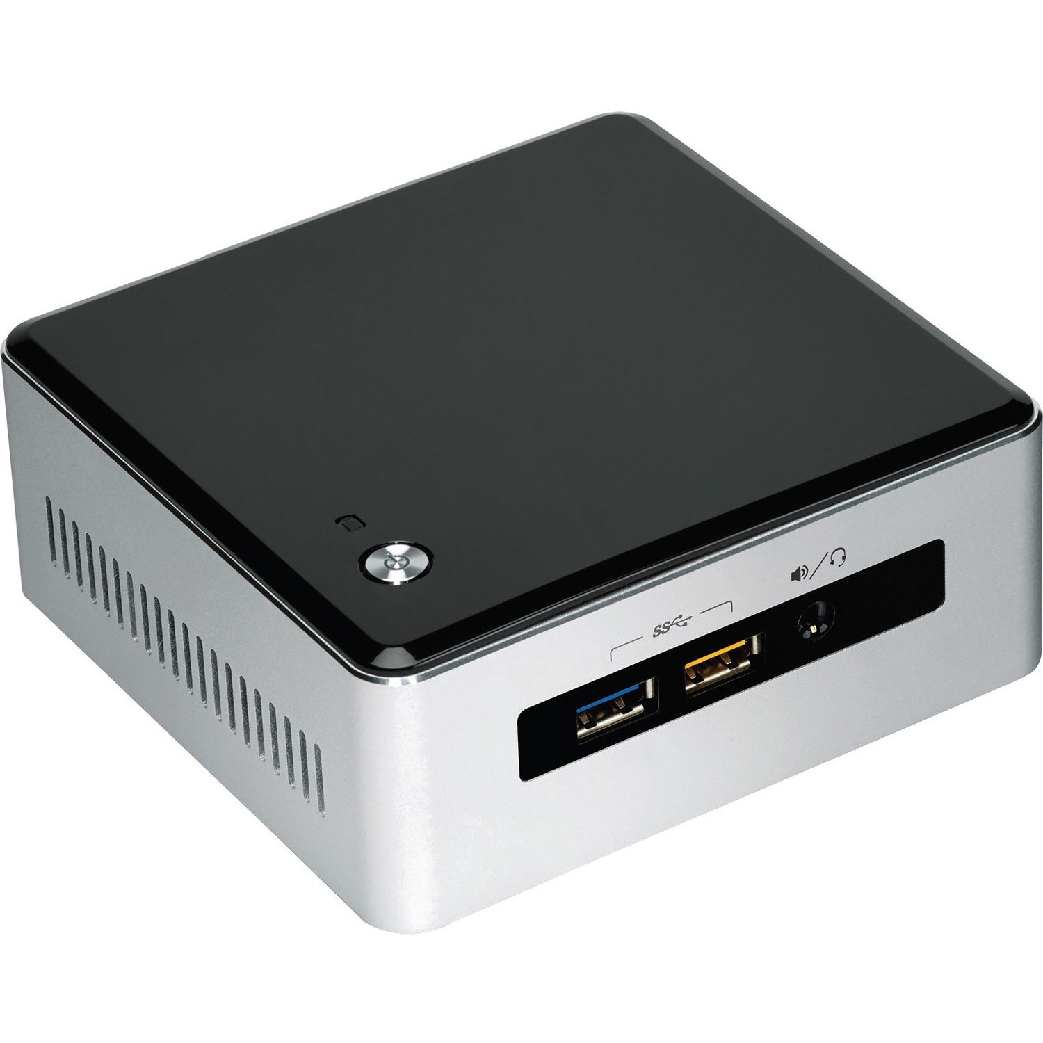 Intel NUC5CPYH Desktop Computer - Intel Celeron N3050 - Mini PC - Silver, Black