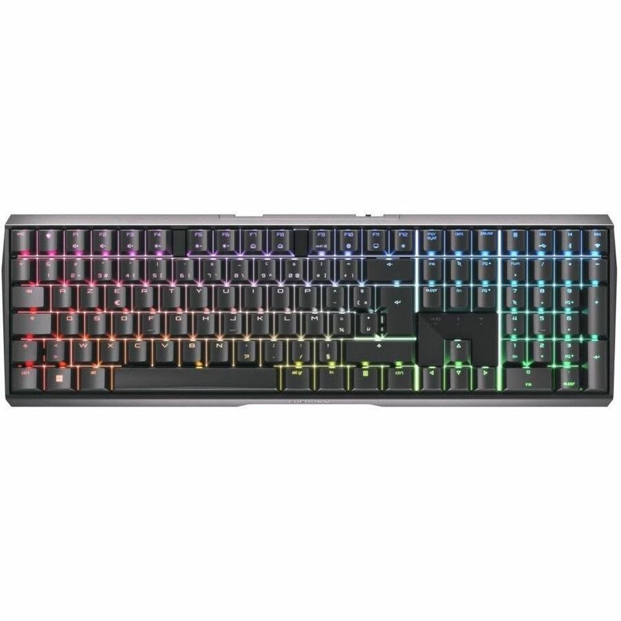 CHERRY MX 3.0S Gaming Keyboard - Wireless Connectivity - USB Type A Interface - RGB LED - French - Black