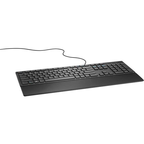 Dell KB216 Keyboard - Cable Connectivity - USB Interface - English (UK) - QWERTY Layout - Black