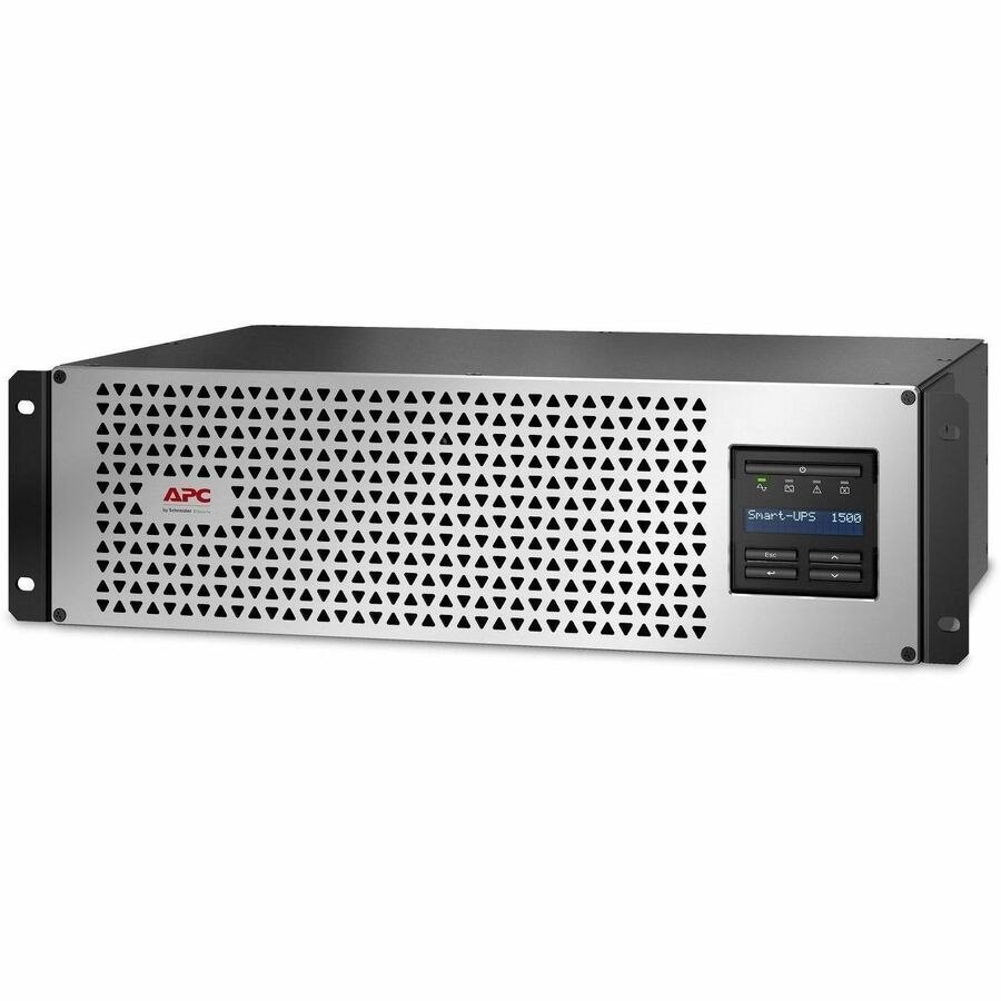APC Smart-UPS, Line Interactive, 1500VA, Lithium-ion, Rackmount 3U, 120V, 6x NEMA 5-15R outlets, SmartConnect Port+SmartSlot, AVR, LCD [TAA]