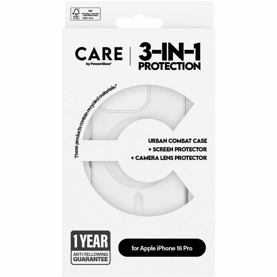 Panzerglass Care BY PG3-in-1 Bundle iPhone16 6.3 Pro