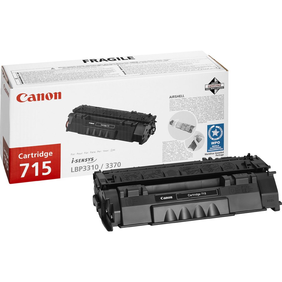Canon 715 Original Laser Toner Cartridge - Black Pack