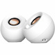 Creative Pebble Pro 2.0 Portable Bluetooth Speaker System - 10 W RMS - White