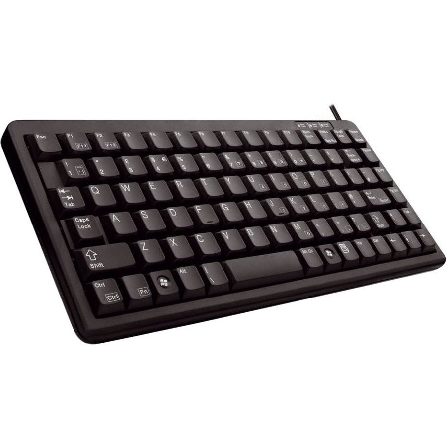 CHERRY Ultraslim G84-4100 Tastatur - Kabel Konnektivität - PS/2, USB 2.0 Schnittstelle - Schwarz