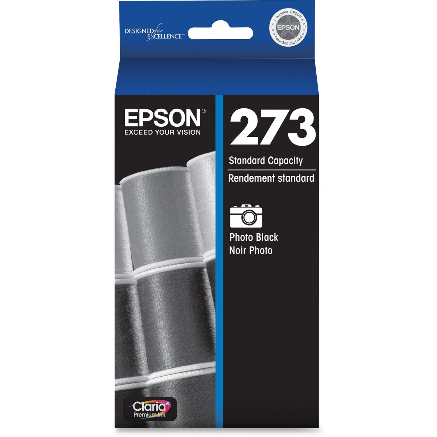 Epson Claria 273 Original Standard Yield Inkjet Ink Cartridge - Photo Black - 1 Each