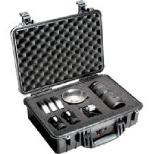 Pelican 1500 Medium Case Orange With Pick N Pluck With Convoluted Lid Foam