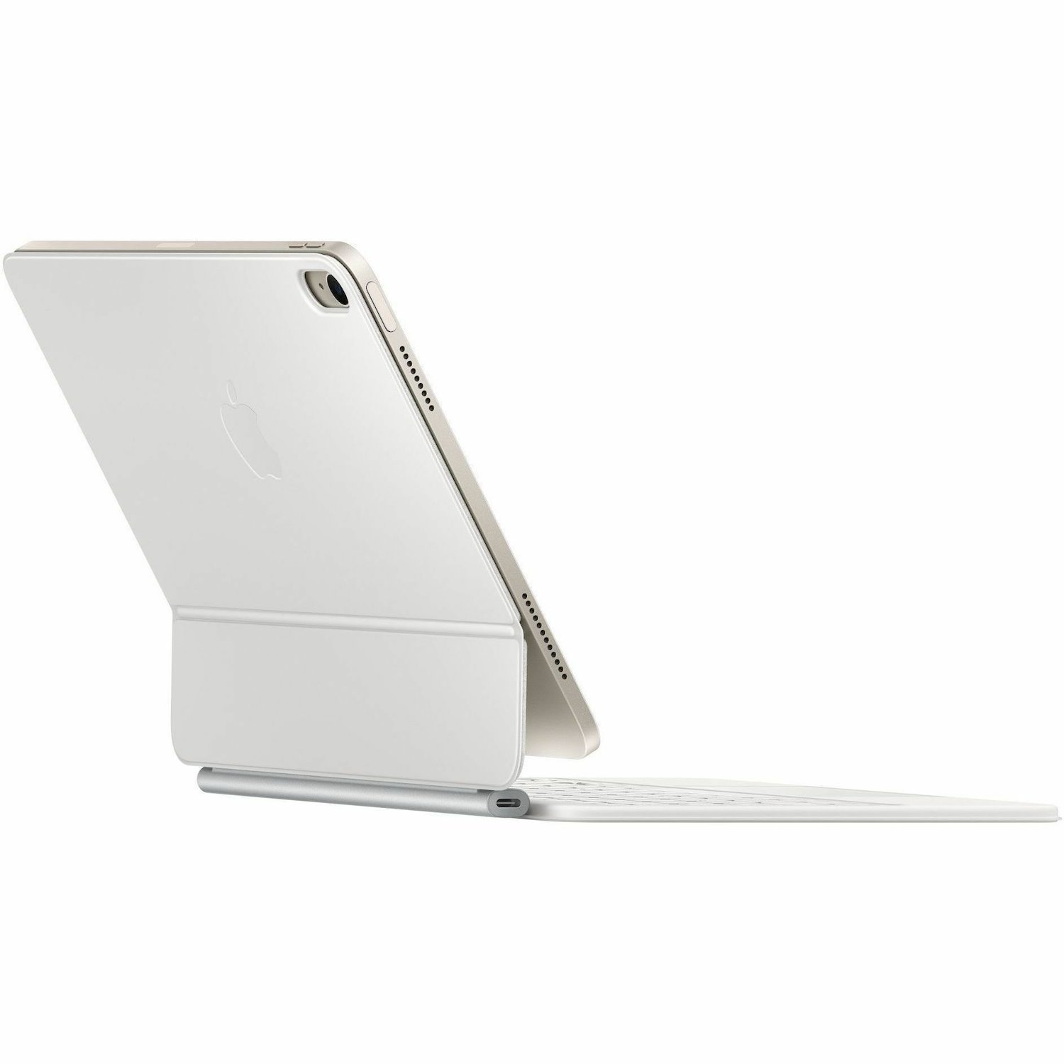 Apple Magic Keyboard/Cover Case for 11" Apple iPad Air (4th Generation), iPad Air (5th Generation), iPad Air 11 (2024), iPad Air 11 (2025) Tablet - English (US) Keyboard - White