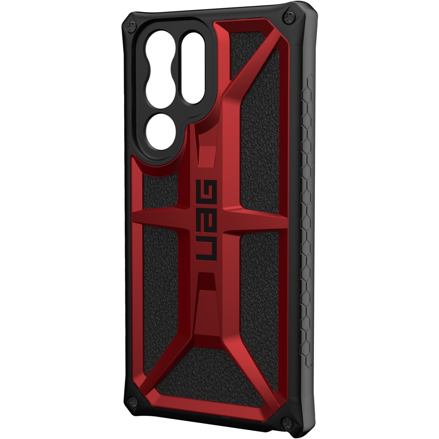 Urban Armor Gear Monarch Series Galaxy S22 Ultra 5G Case - Crimson