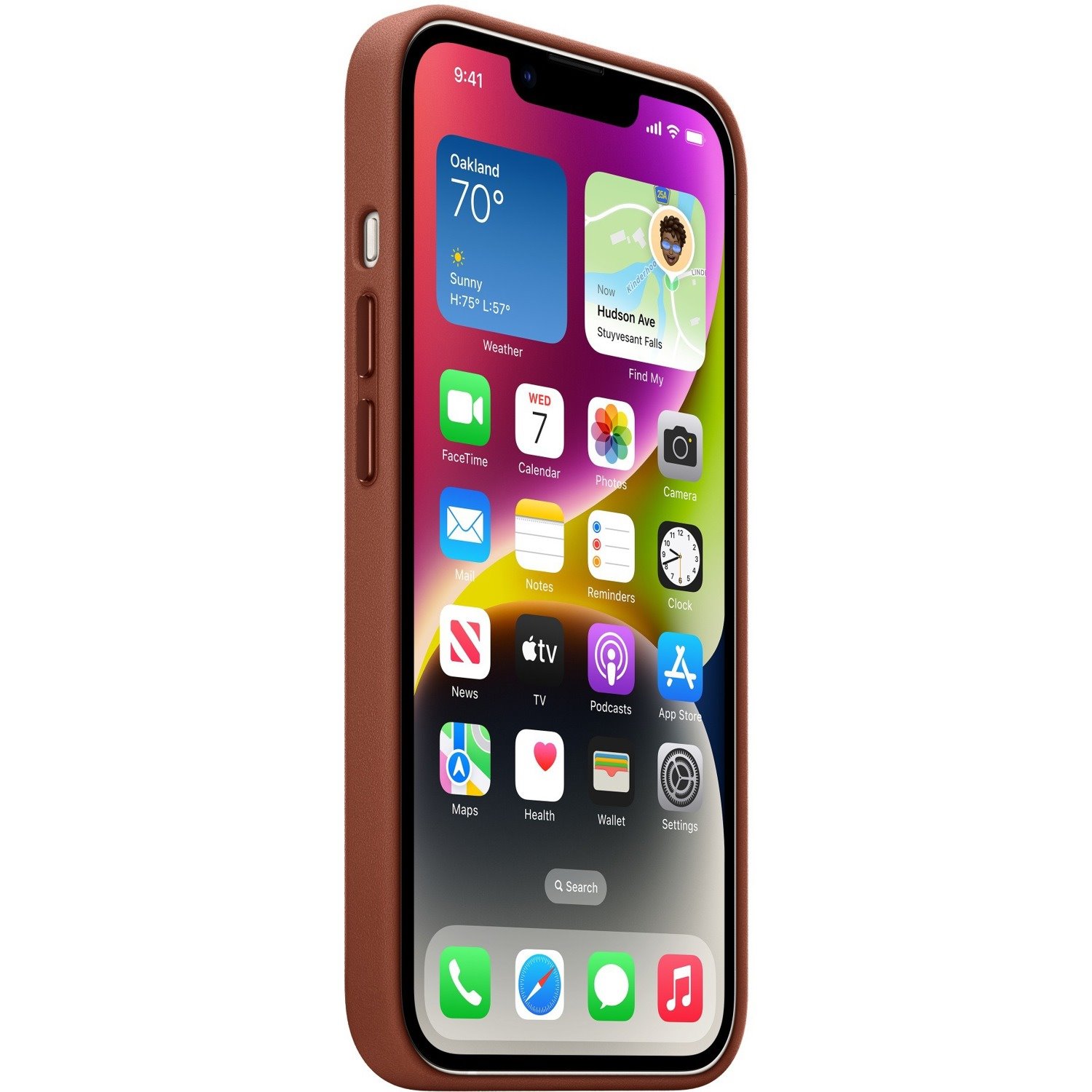Apple Case for Apple iPhone 14 Smartphone - Umber