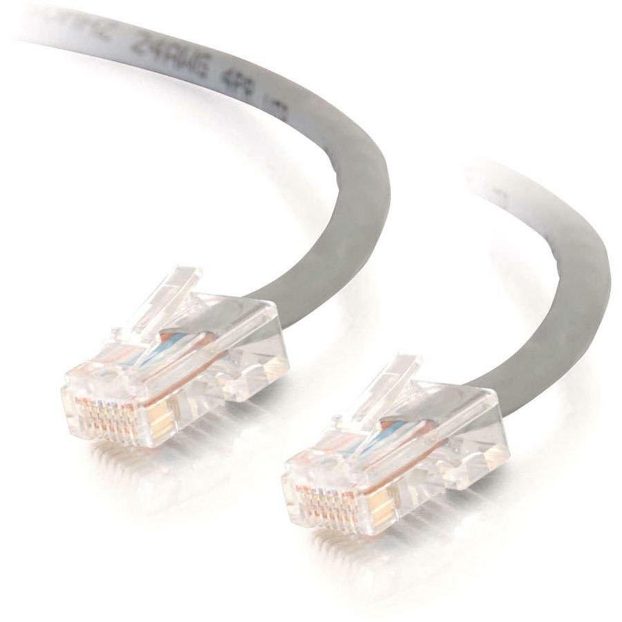 C2G-25ft Cat5e Non-Booted Crossover Unshielded (UTP) Network Patch Cable - Gray