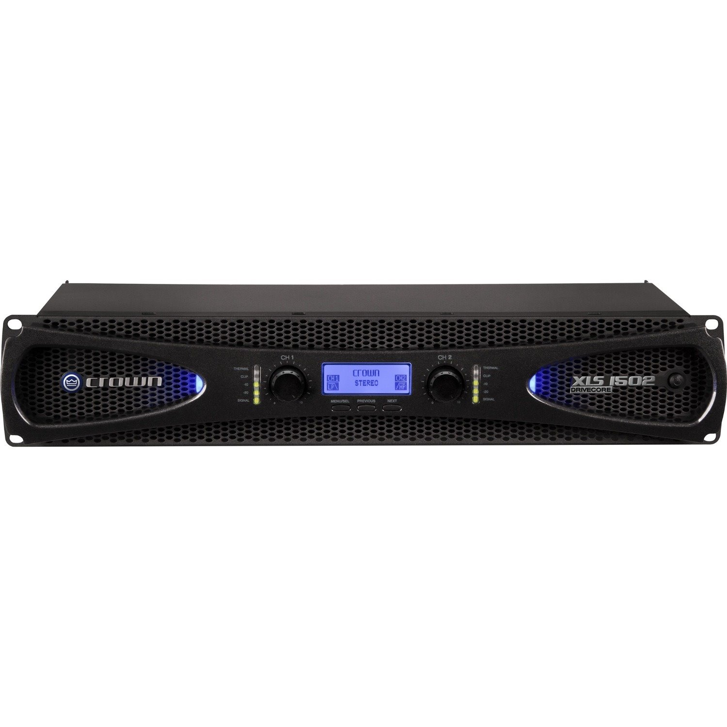 Crown XLS DriveCore 2 1502 Amplifier - 1500 W RMS - 2 Channel - Black