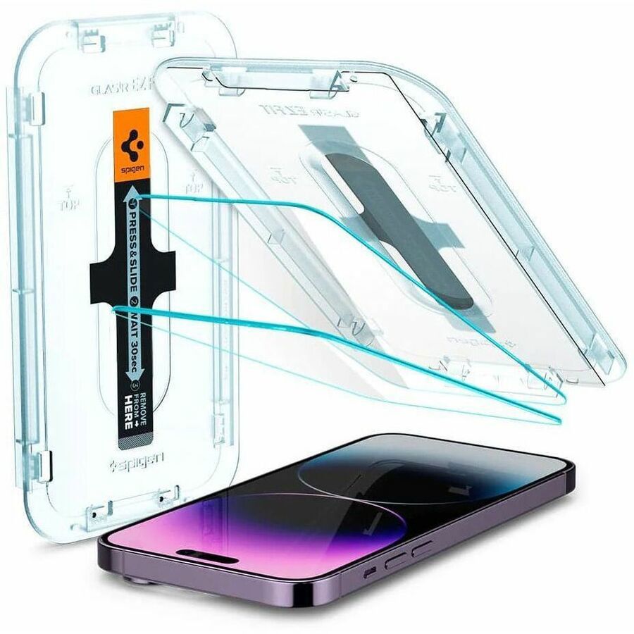 Spigen iPhone 14P MX TR Ez Fit 2P Trans