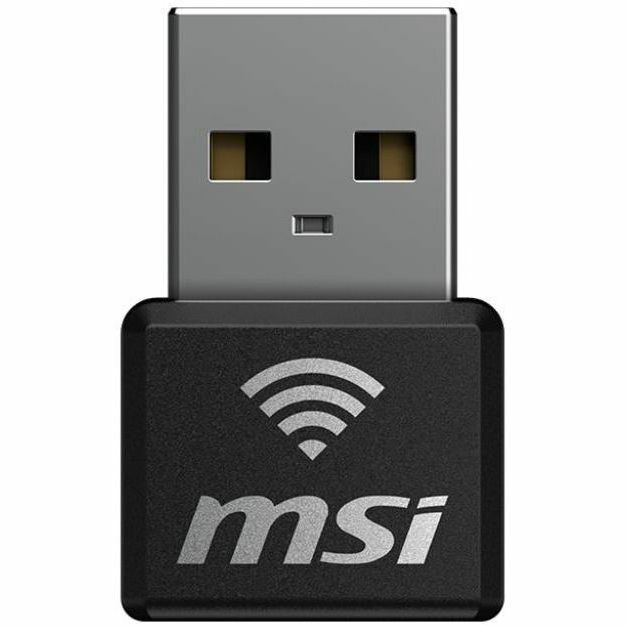 MSI GUAX18N IEEE 802.11 a/b/g/n/ac/ax Dual Band Wi-Fi Adapter for Computer/Notebook