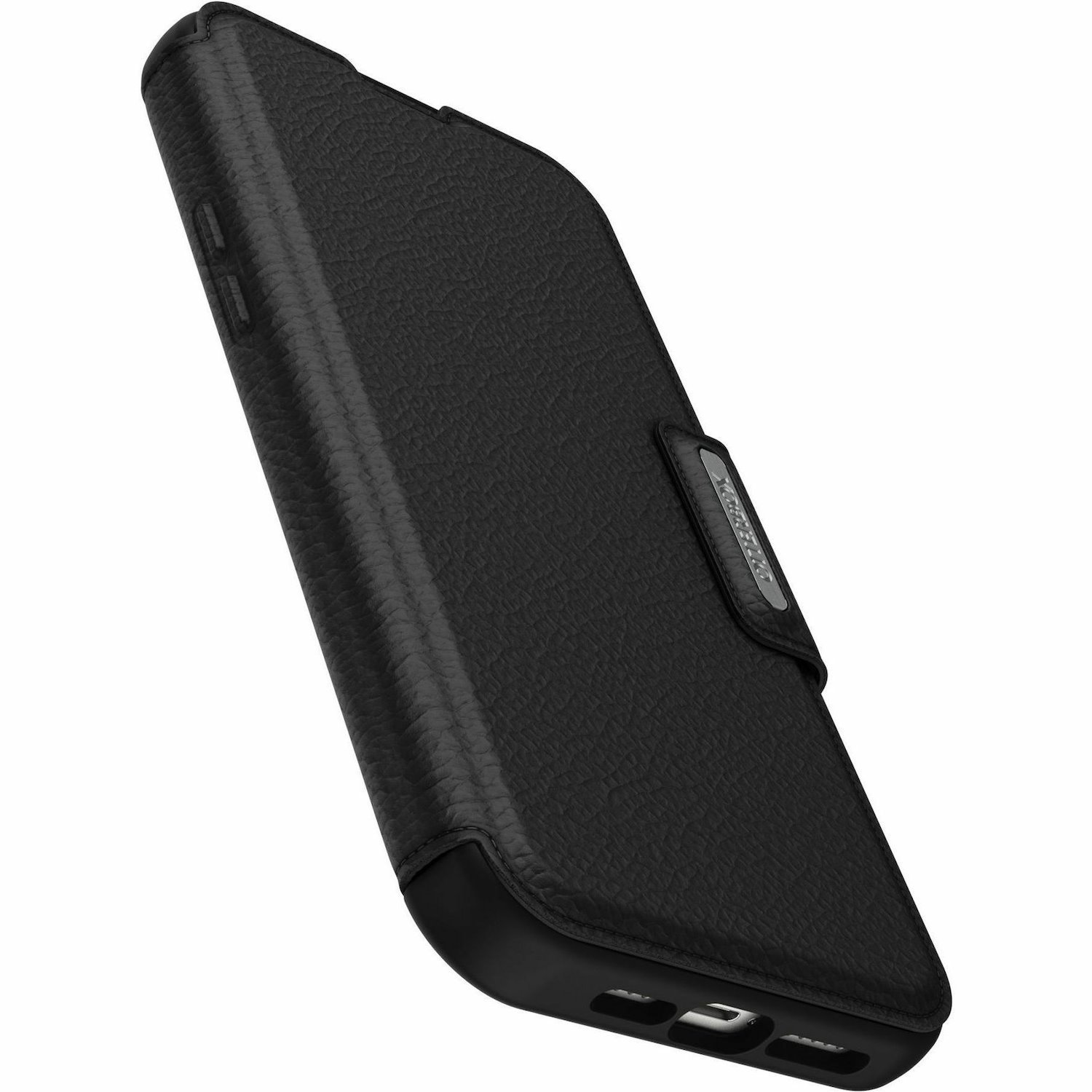 OtterBox Strada Carrying Case (Folio) Apple iPhone 15 Pro Max Smartphone, Cash, Card - Shadow Black