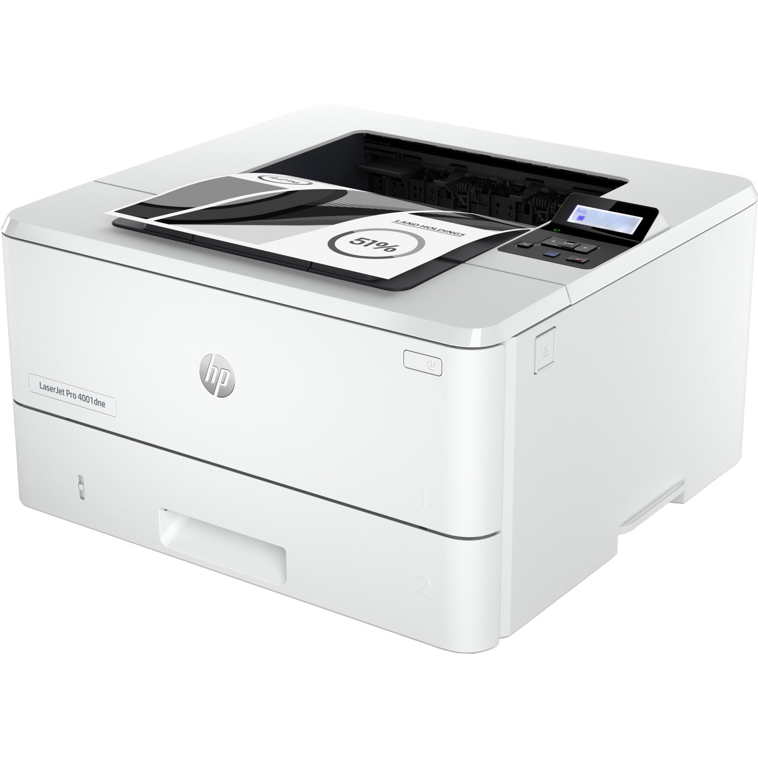 HP LaserJet Pro 4000 4001dne Wired Laser Printer - Monochrome