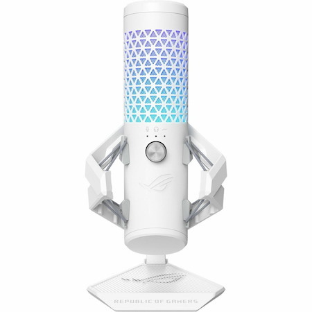 Asus ROG Carnyx Wired Condenser Microphone for Gaming, Studio, Recording, Podcasting, Live Streaming - White