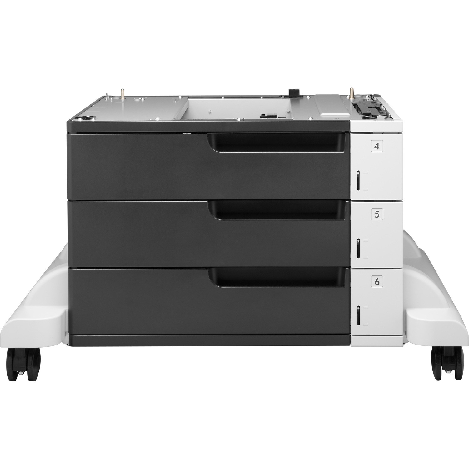HP LASERJET 3X500 SHEET FEEDER AND STAND