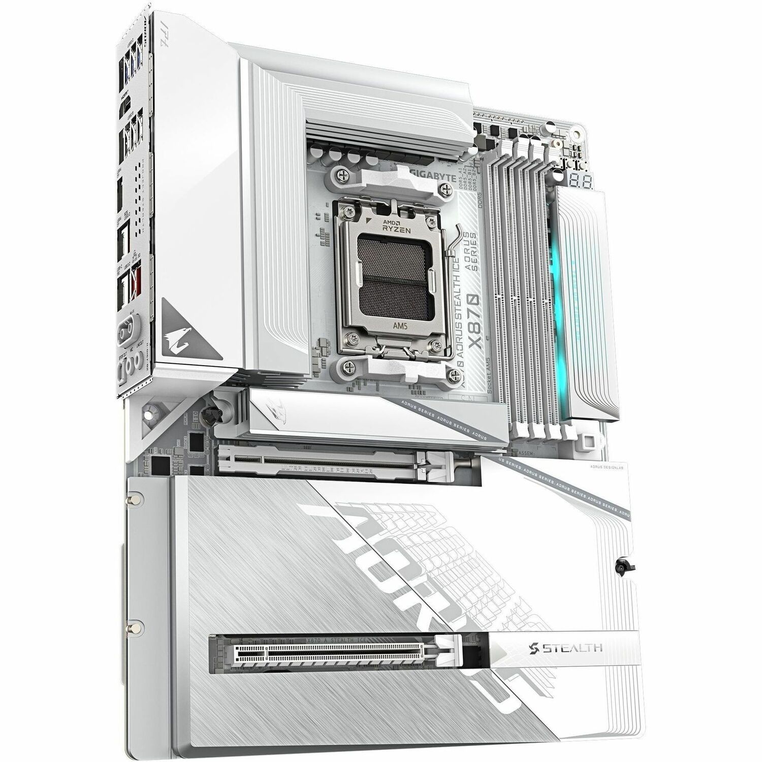 Gigabyte X870 Aorus Stealth Ice Amd X870 Atx Am5 (Lga 1718)