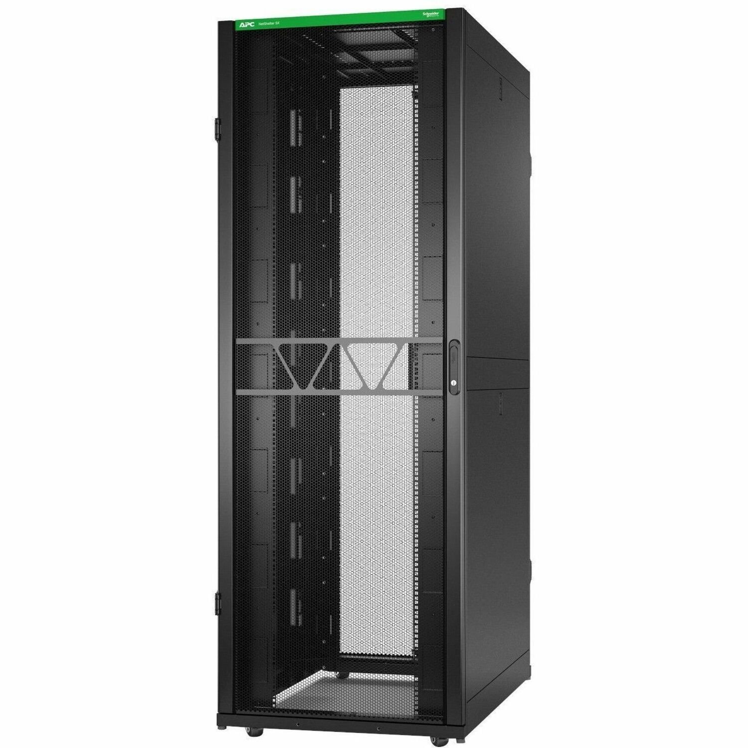 APC NetShelter SX Server Rack Gen 2, 48U, 2258H x 800W x 1200D mm, with Sides, Black [TAA]