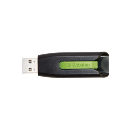 Verbatim Store 'n' Go V3 16 GB USB 3.0 Flash Drive - Green, Black