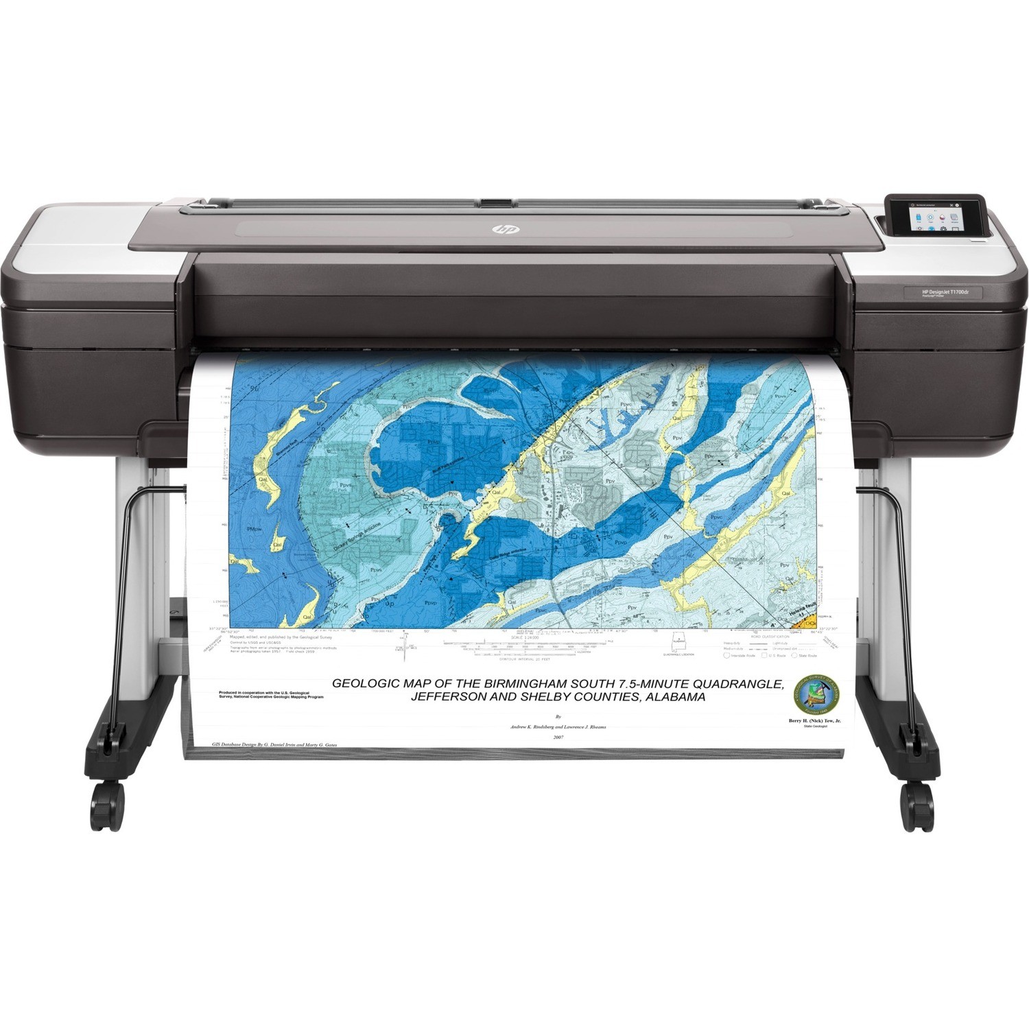 HP Designjet T1700dr A0 Inkjet Large Format Printer - 1117.60 mm (44") Print Width - Colour