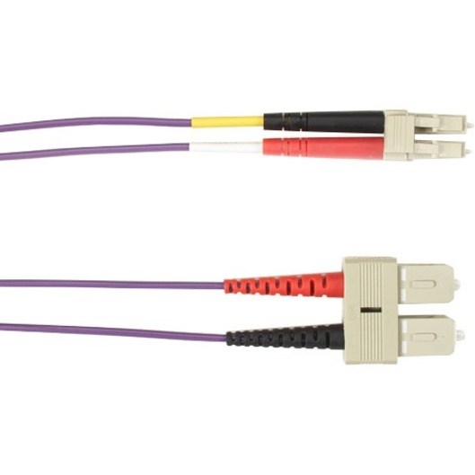 Black Box Colored Fiber OM1 62.5/125 Multimode Fiber Optic Patch Cable - OFNR PVC