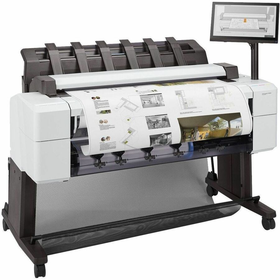 HP Designjet T2600dr PostScript A0 Inkjet Large Format Printer - Includes Printer, Scanner, Copier - 36" Print Width - Color