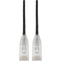 Eaton Tripp Lite Series Cat6 Gigabit Snagless Slim UTP Ethernet Cable (RJ45 M/M), PoE, Black, 15 ft. (4.57 m)