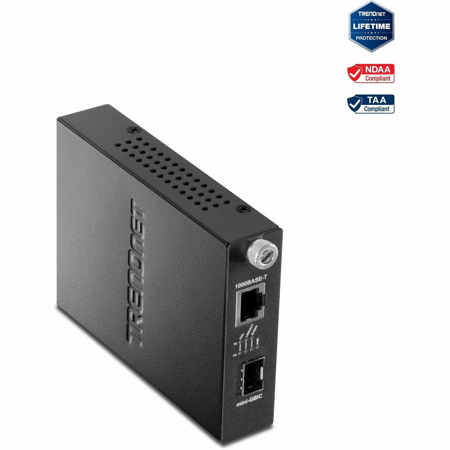 TRENDnet TFC-1000MGA Transceiver/Medienkonverter - Neu - TAA-konform