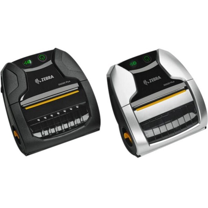 Zebra ZQ320 Plus Mobile, Industrial Direct Thermal Printer - Monochrome - Label/Receipt Print - Bluetooth - Near Field Communication (NFC) - Battery Included - With Cutter