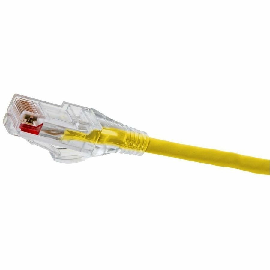 Hubbell Premise Wiring Patch Cord, NEXTSPEED, Category 6, Low Diameter 28 AWG, Yellow, 20 Foot