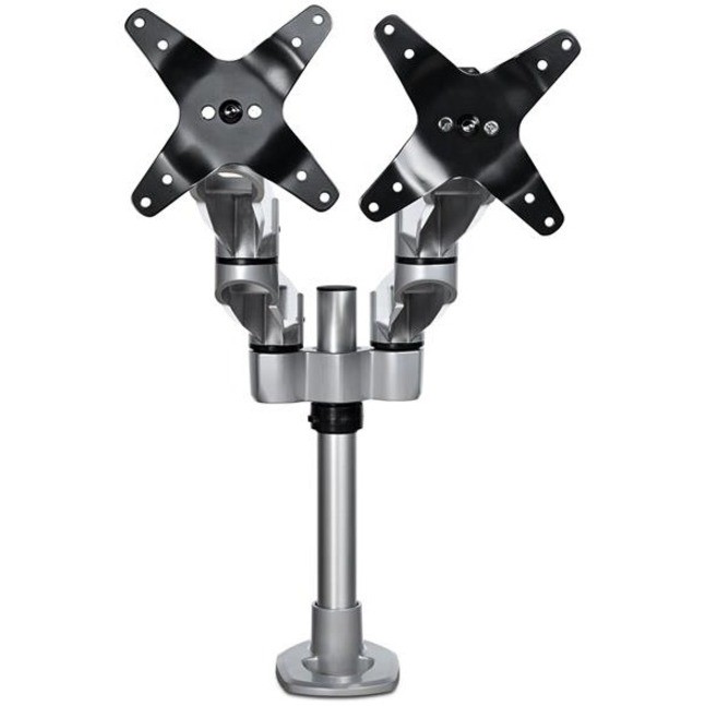 STARTECH.COM DUAL MONITOR DESK MOUNT <30", <8KG, FULL MOTION, VESA, H/ADJ, SILVER, 10YR