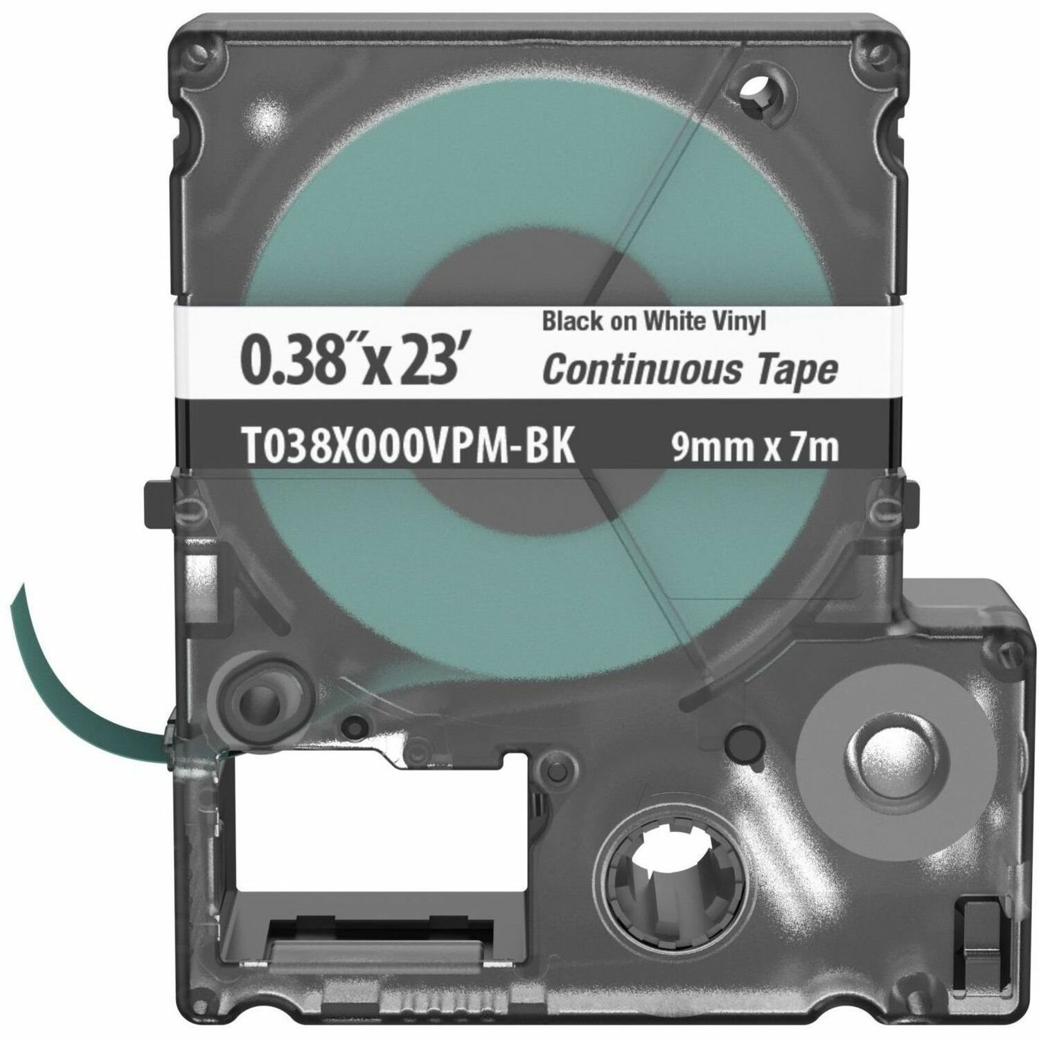 Panduit MP Cas CT VY 0.38X23 BLK-WH P