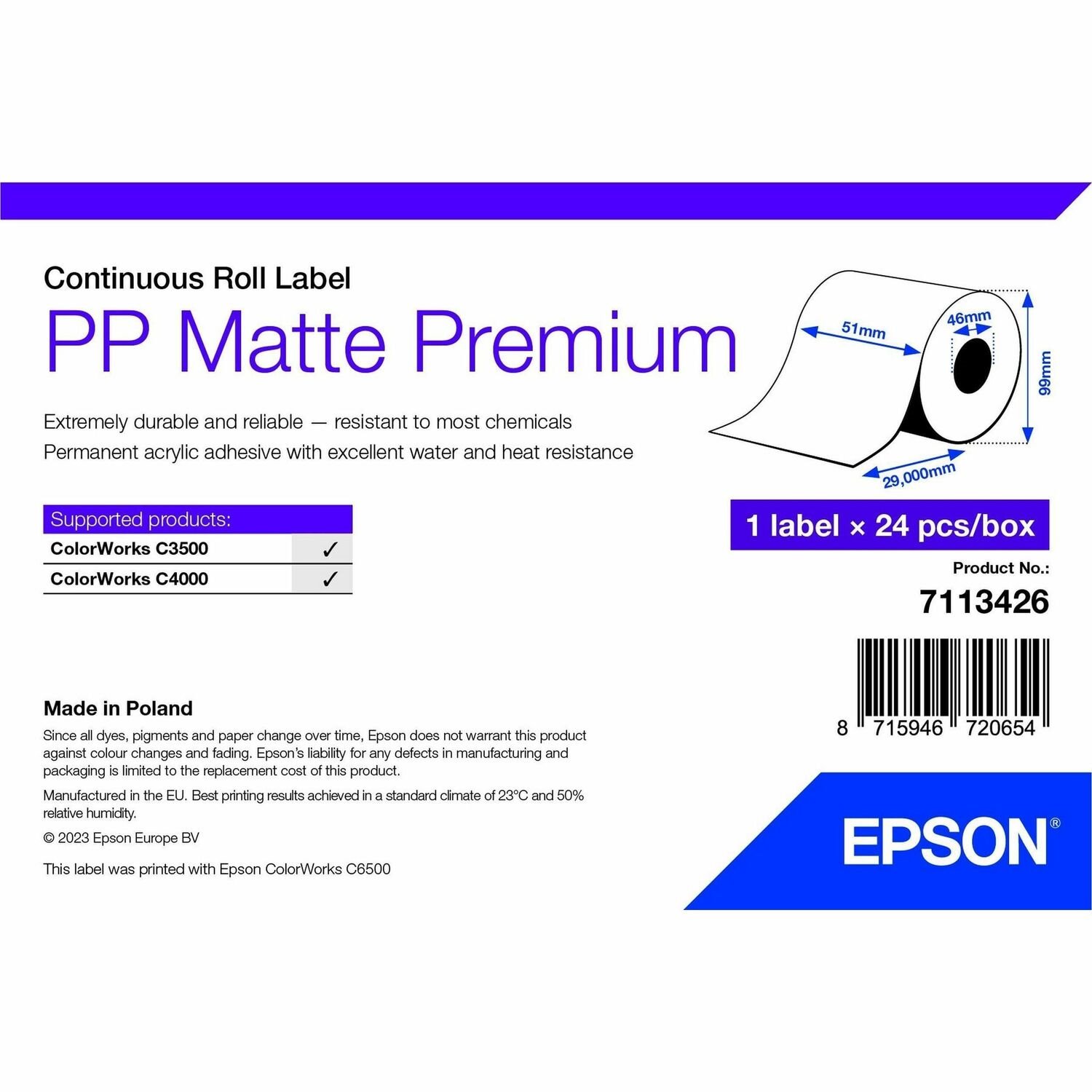 Epson Multipurpose Label