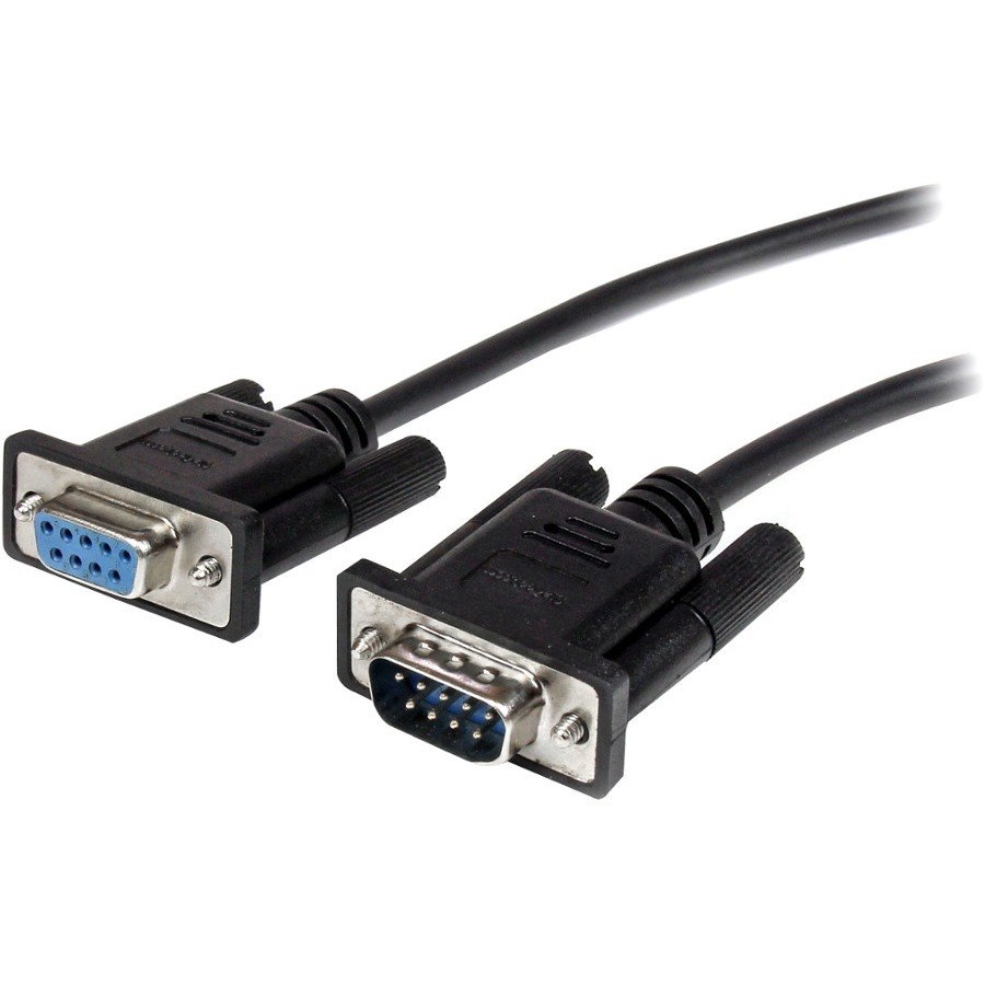 StarTech.com 3m Black Straight Through DB9 RS232 Serial Cable - M/F