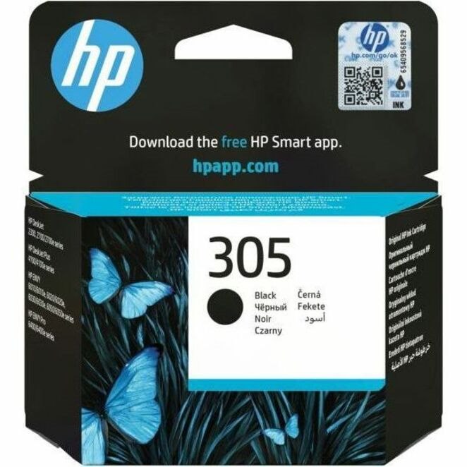 HP 305 Original Inkjet Ink Cartridge - Black Pack