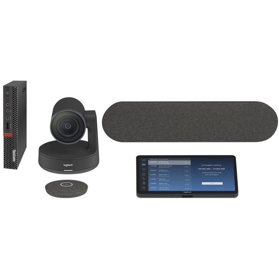 Logitech Tap for Zoom Medium Rooms with Lenovo ThinkSmart Edition Tiny